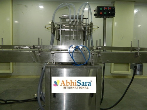 Automatic Four Head Liquid Filling Machine