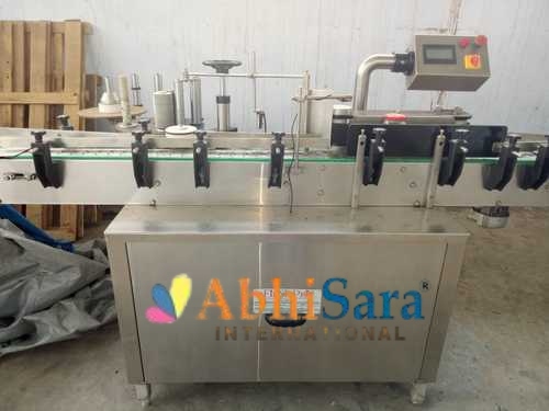 Single Phase Bottle Sticker Labeling Machine